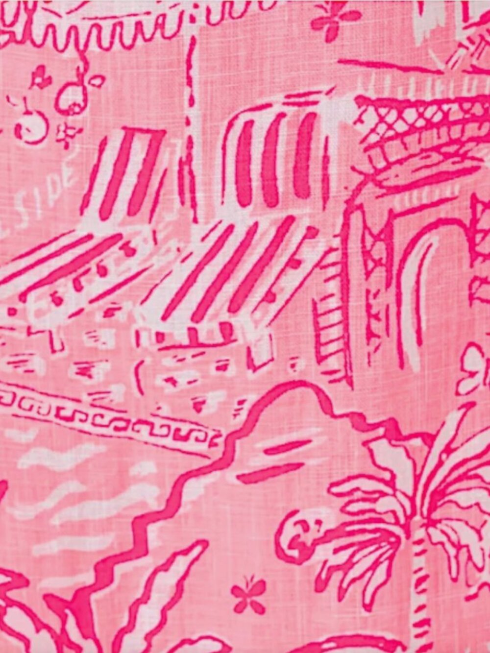 NWT Lilly Pulitzer Rosalie Linen Maxi Dress Penny’s Playground Pink Toile Size 6 - Picture 5 of 16